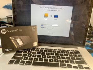 Upgrade de SSD para MacBook Retina RJ