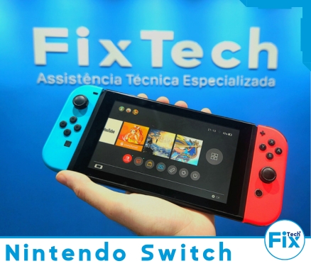 Troca de tela de nintendo switch rj